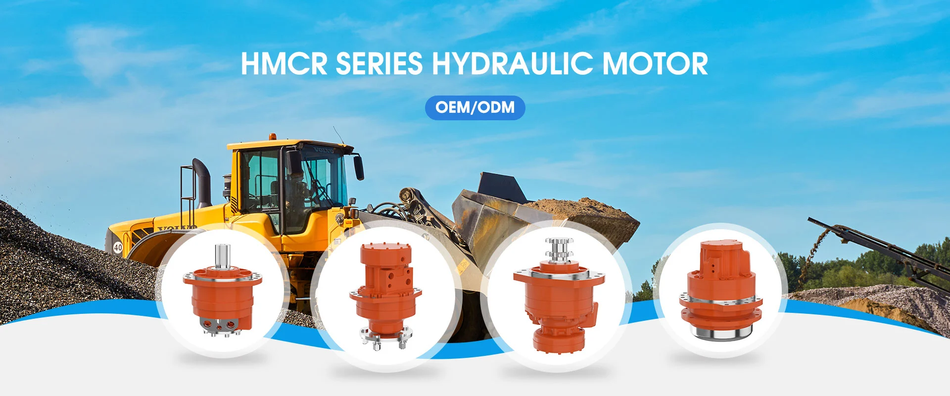 Fornitore di motori idraulici della serie HMCR